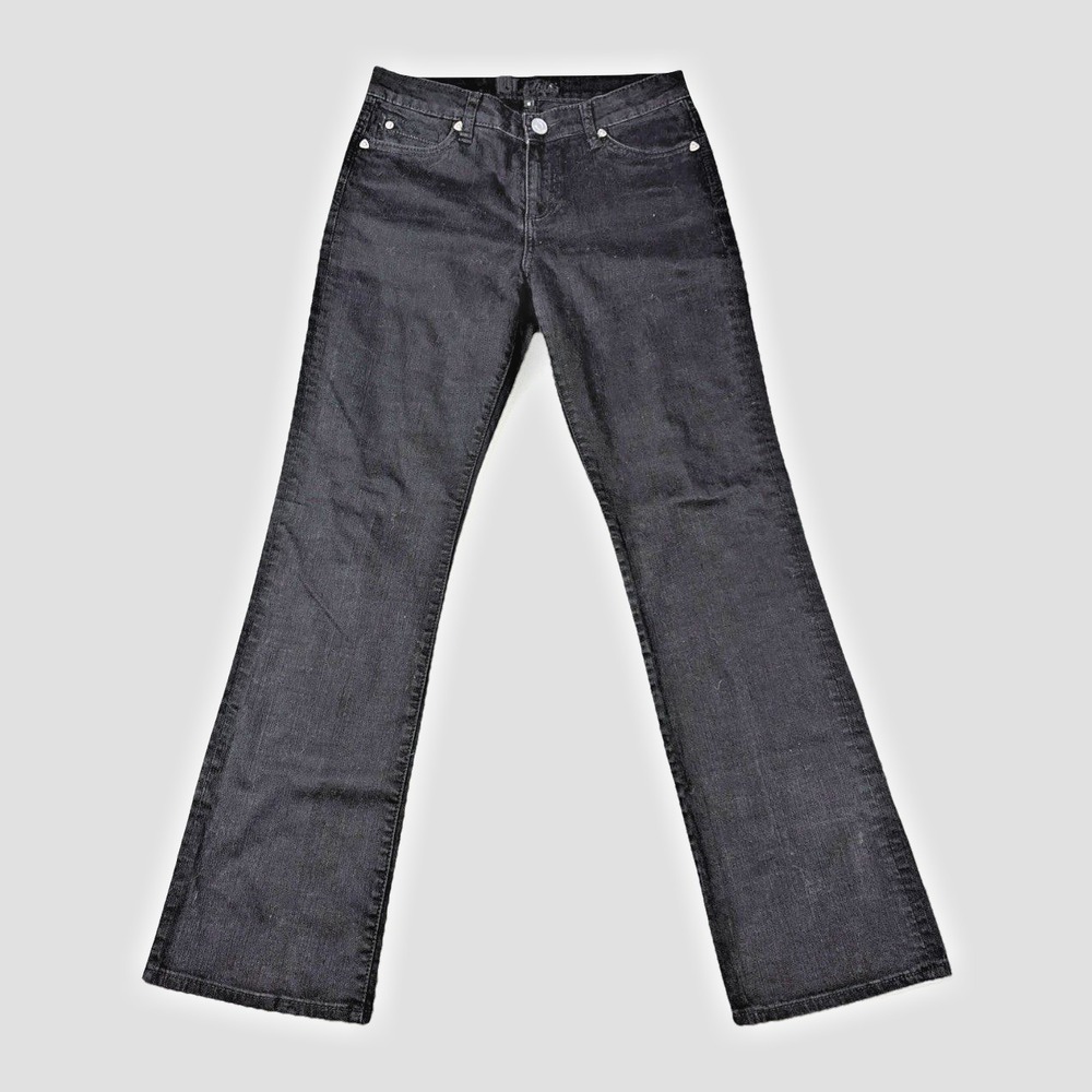 Kut from the Kloth Bootcut Jeans Womens 8 Black‎ KP011MB2 Stretch Denim